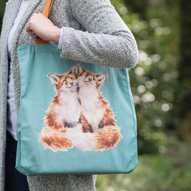 Contentment Canvas Tote Bag (Fox) Contentment Canvas Tote Bag (Fox)